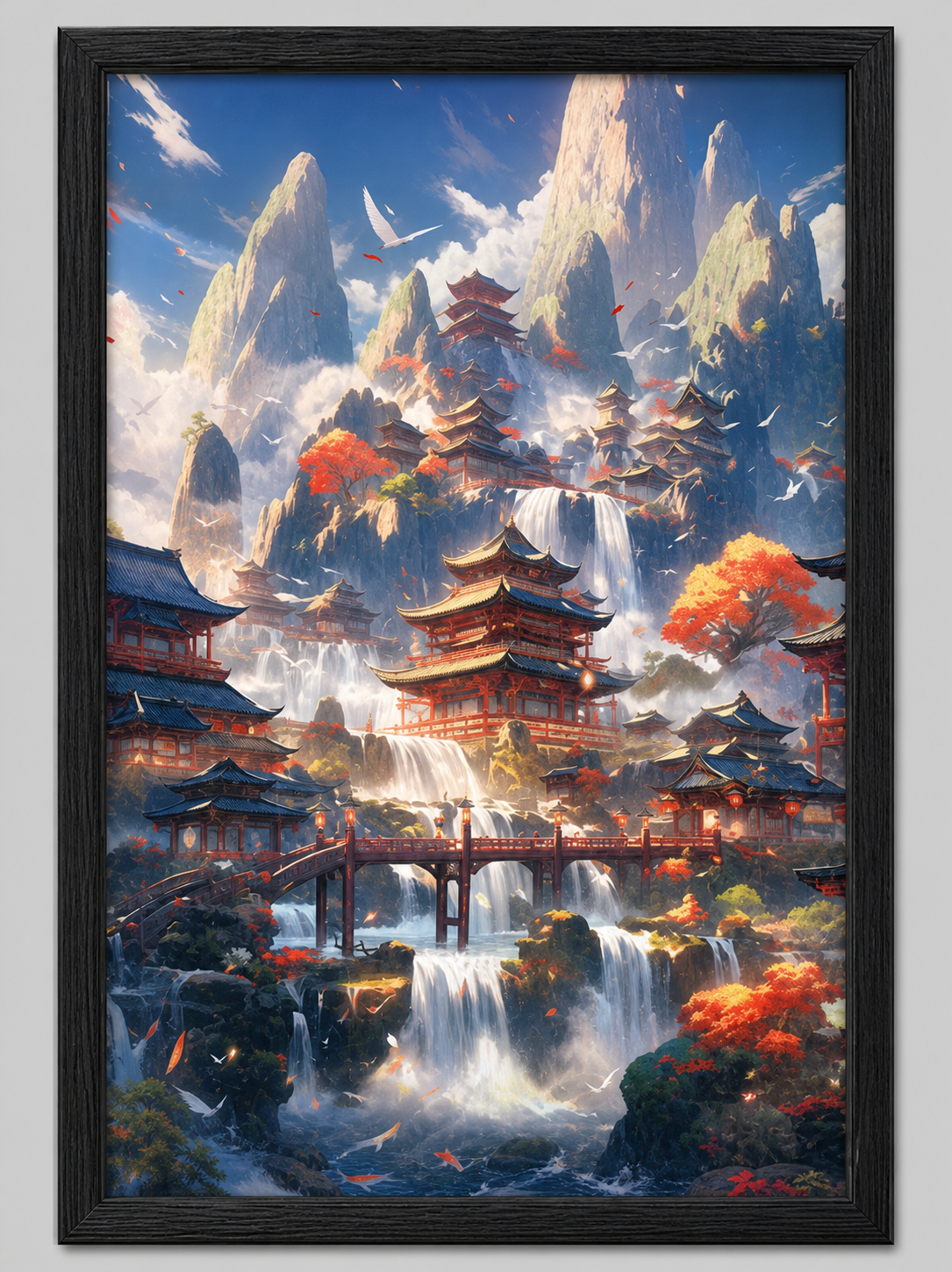 福运鸿影翠景